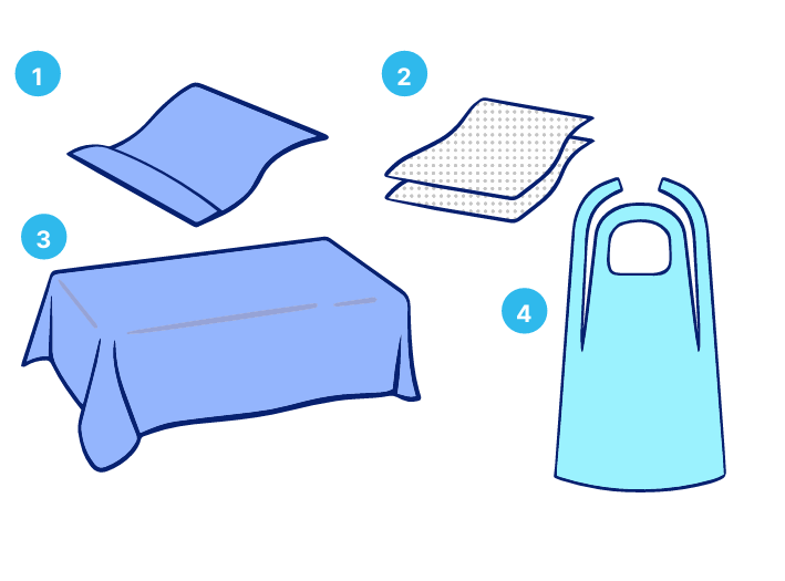 Комплект белья акушерского №3 (арт.10424)