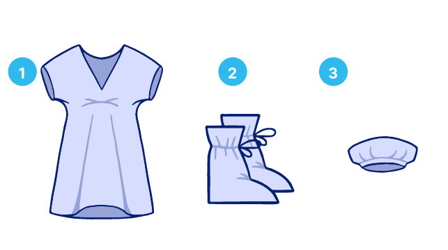 Комплект белья акушерского №4 (арт.6069)